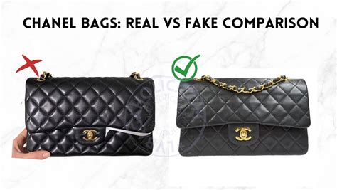 authentic chanel handbags vs fake|real authentic chanel handbags.